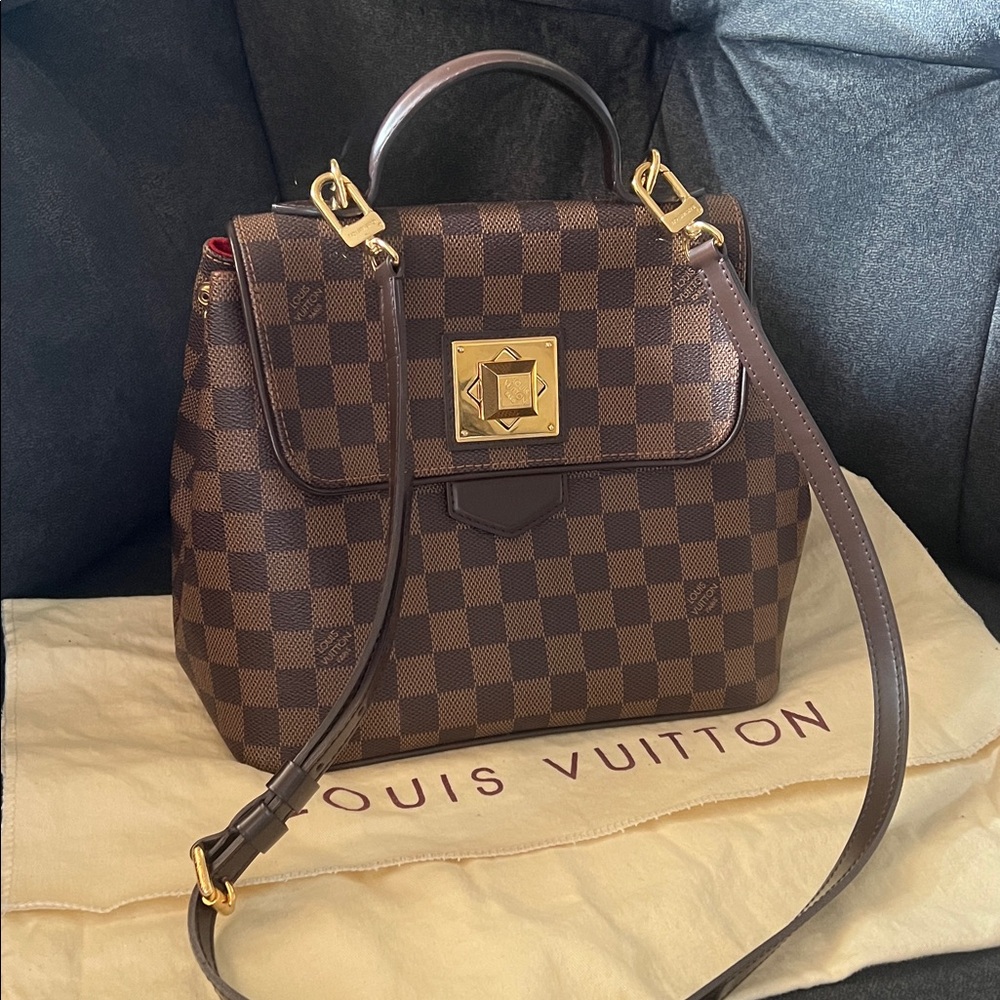 ✨Louis Vuitton Damier Canvas Bergamo Shoulder Bag✨24 hour sale 🔥  very good deal